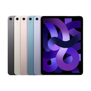 تبلت اپل مدل iPad Air 5 2022 5G ظرفیت 256 گیگابایت Apple iPad Air 5 2022 5G 8GB RAM 256GB Purple Tablet